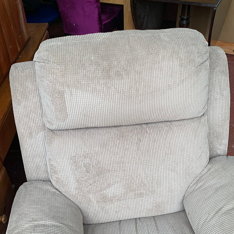Beige rise and recliner
