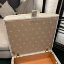 DFS cuddle chair and footstool