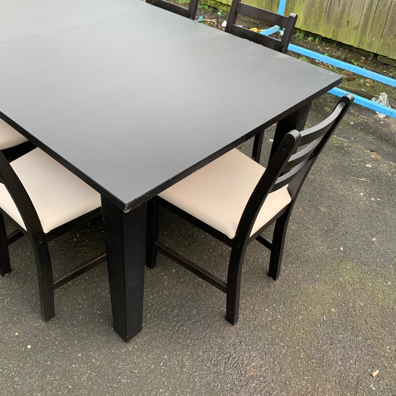 IKEA extending table and chairs