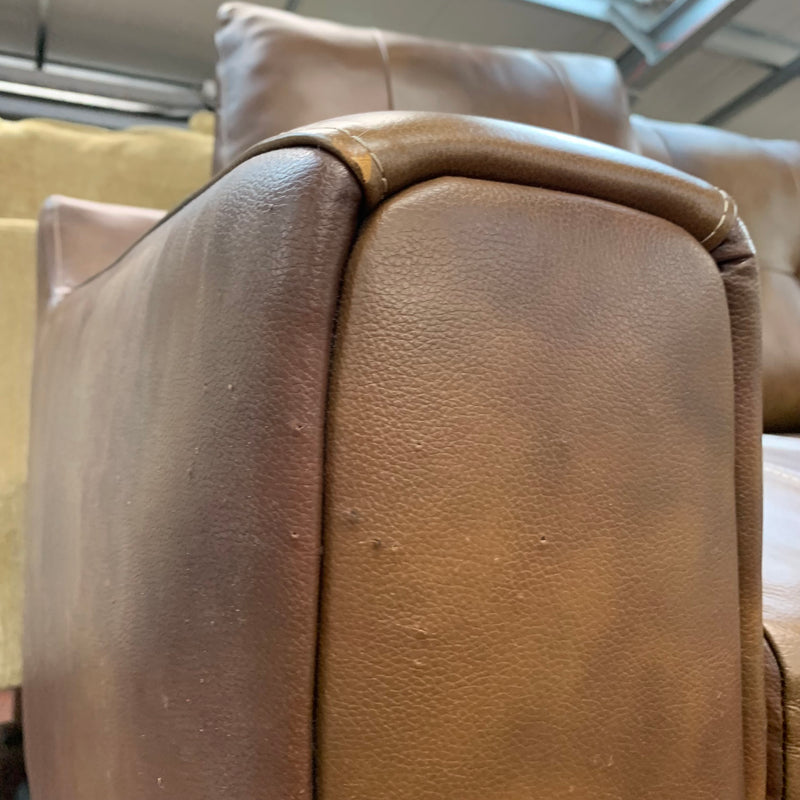 2 seater sofa and footstool