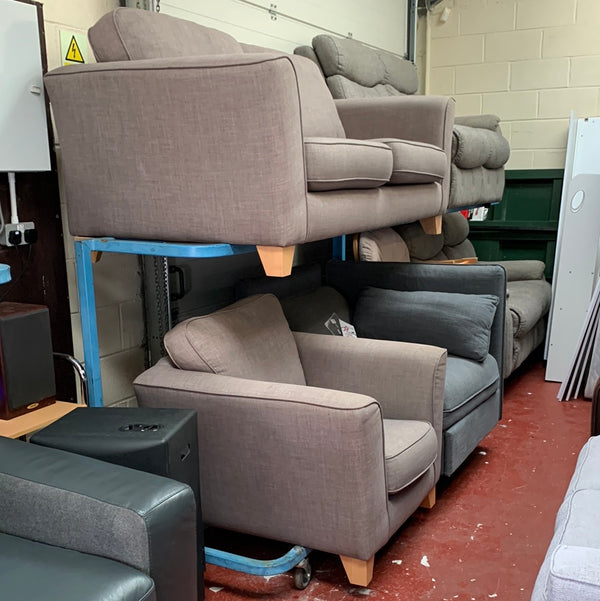 3 seater and armchair