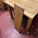Extending table and chairs