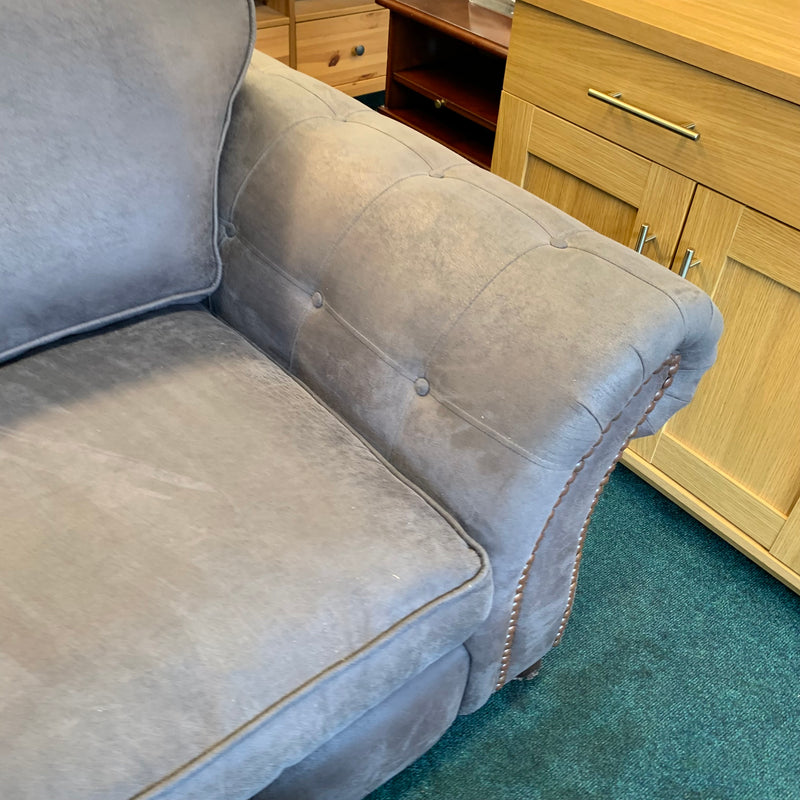 DFS cuddle chair and footstool