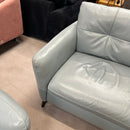2 and 3 seater sofas with footstool