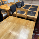 Extending table and chairs