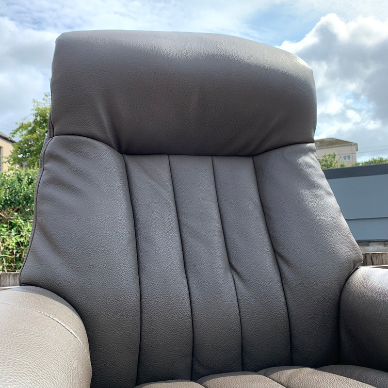 Armchair and footstool