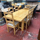 Extending table and chairs