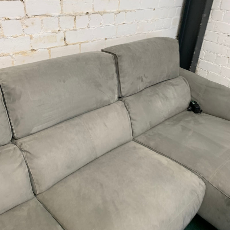 Recliner corner sofa