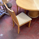 Extending table and chairs