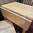 Extending table and chairs