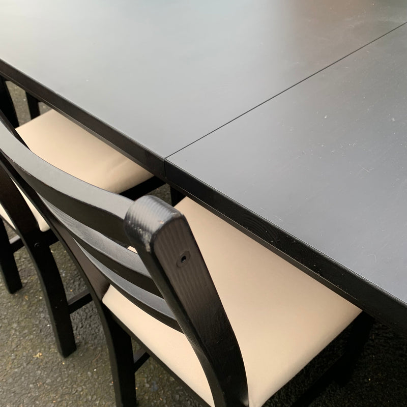 IKEA extending table and chairs