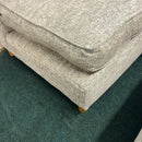 Corner sofa and footstool
