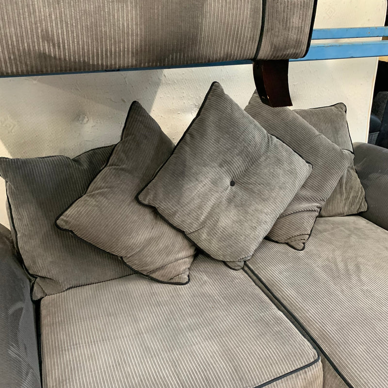 L shaped sofa and armchair