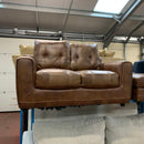 2 seater sofa and footstool