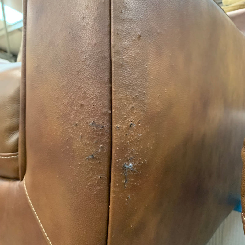 2 seater sofa and footstool