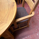 Extending table and chairs