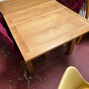 Extending table and chairs