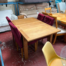 Extending table and chairs