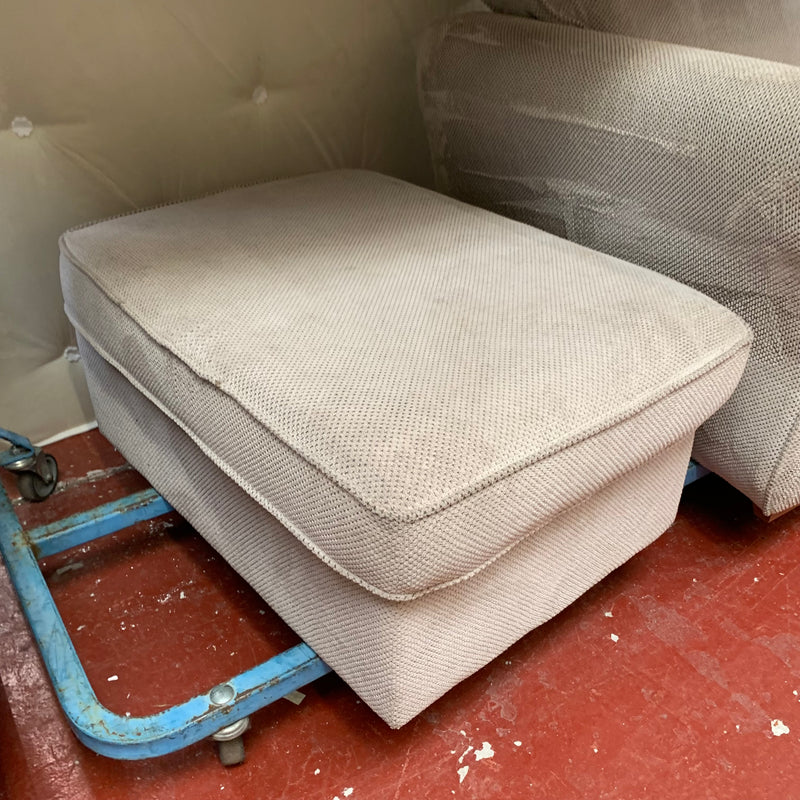 Armchair and footstool