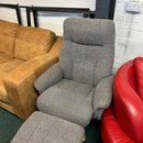 Armchair and footstool