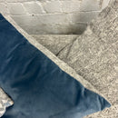 Corner sofa and footstool