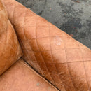 Corner sofa and footstool