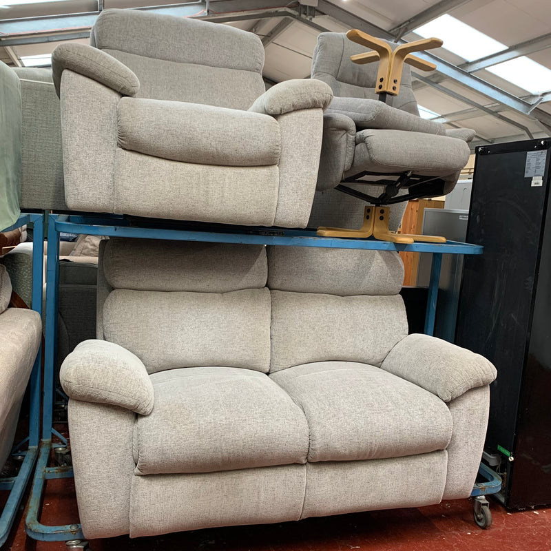 Manual reclining 2 seater and Chair