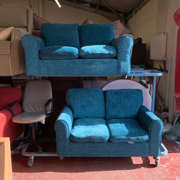 2x 2 seater sofas