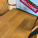 Extending table and chairs