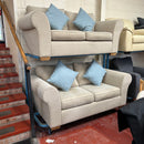 2x 3 seater sofas