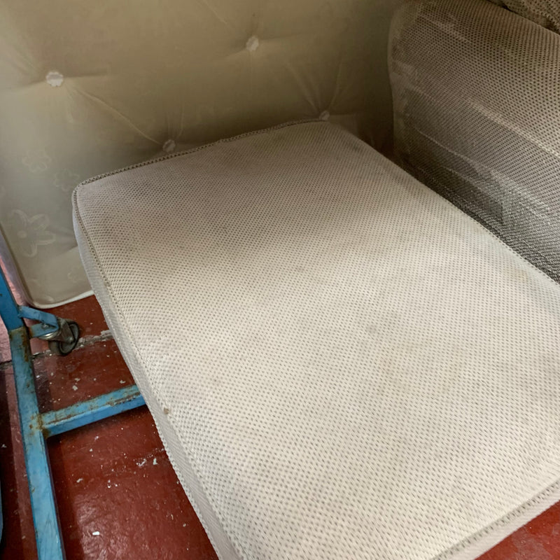 Armchair and footstool