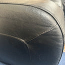 Corner sofa and footstool