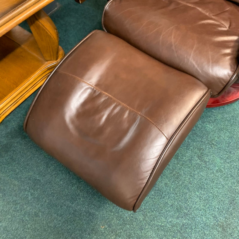 Armchair and footstool
