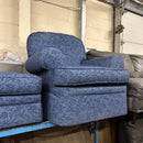 Armchair and footstool