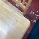 Extending table and chairs