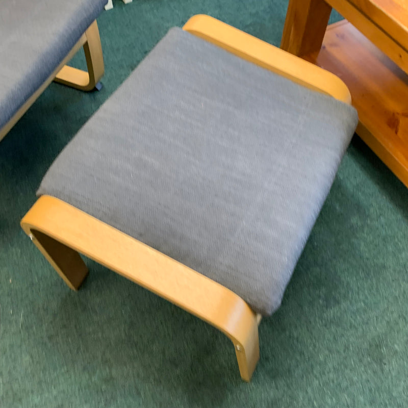 IKEA armchair and footstool