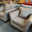3 piece suite with footstool