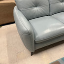 2 and 3 seater sofas with footstool
