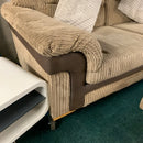 3 seater sofa and footstool