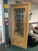 Corner display unit