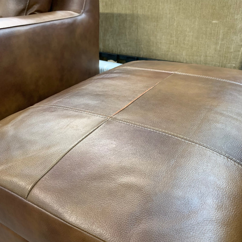 2 seater sofa and footstool