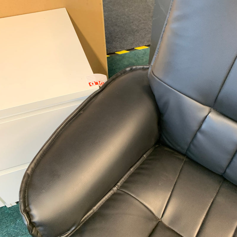 Armchair and footstool