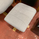 Armchair and footstool