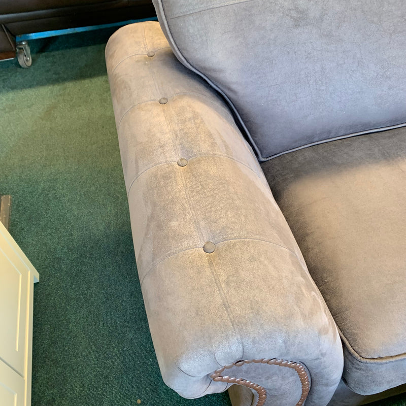 DFS cuddle chair and footstool