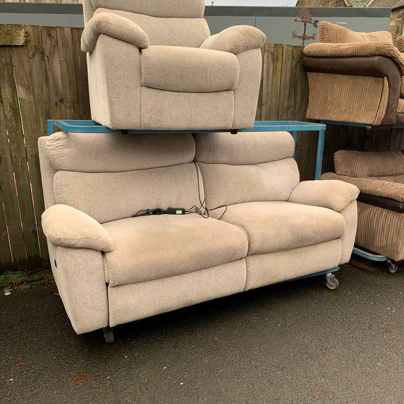 2 seater recliner sofa and armchair