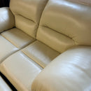 2 seater sofa and footstool