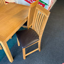 Extending table and chairs