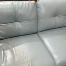 2 and 3 seater sofas with footstool