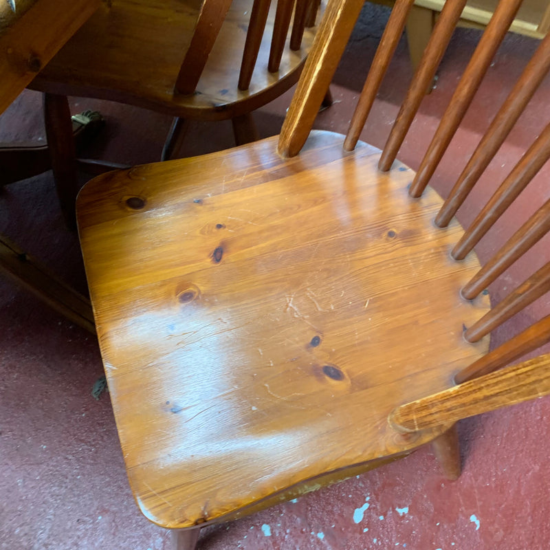 Extending table and chairs