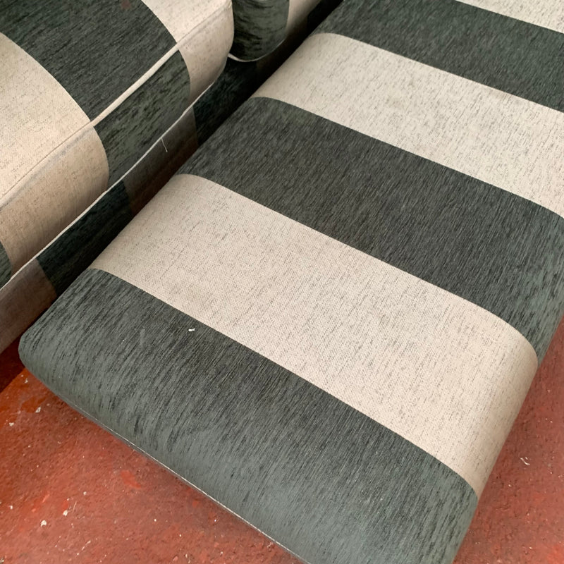 4 seater sofa and footstool